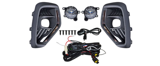 [FAFO-ES23-SLCPJ] FARO AUX (NIEBLA) FORD ESCAPE ST 2023 AL 2024 LEDS C/PARRILLA JGO