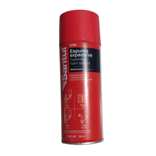 [EESA-300ML-LA] ESPUMA EXPANSIVA 300ML LATA SANTUL COD. 5734