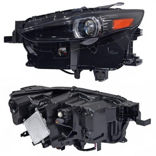 [FAMA-CX20-FNCLUPCZMO2] FARO MAZDA CX30 2020 AL 2024 F/NEGRO C/LEDS C/LUPA C/LUZ DIA C/MOTOR IZQ *A