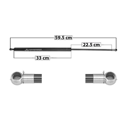 [60018MAN] AMORTIGUADOR 5TA PUERTA NISSAN TSUBAME 94-04 59.5 33 22.5 ENTRADA TIPO 5 ENTRADA 2 TIPO 5 300 67.44 30.59 360 80.93 36.71 6205 TUR