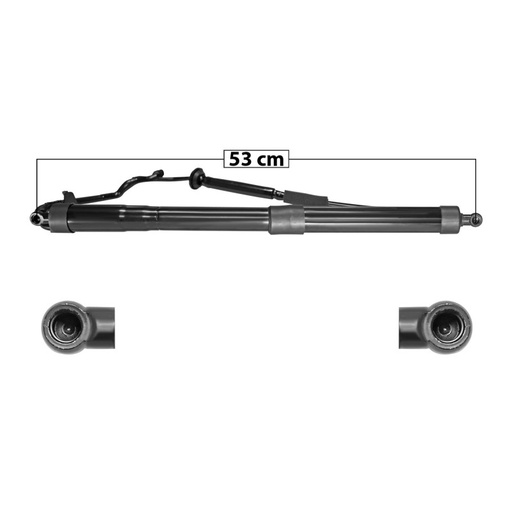 [60272MAN] AMORTIGUADOR 5TA PUERTA TOYOTA RAV4 13-18 ELECTRICO AUTOMATICO 53 6891009010 6 PINES 12 V CC CHN DERTRASERA 5TA PUERTA